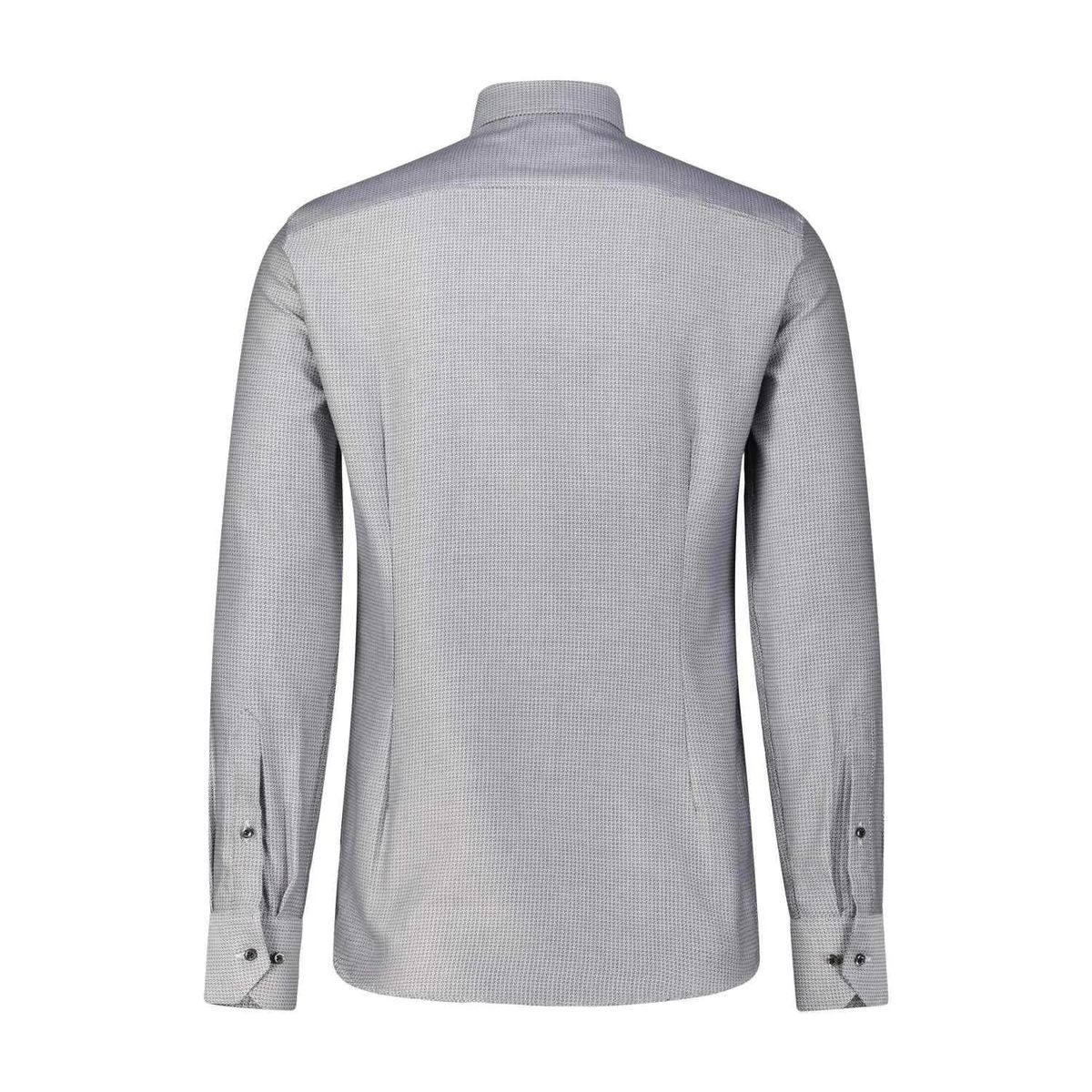 Fein gemustertes Slim-Fit Hemd