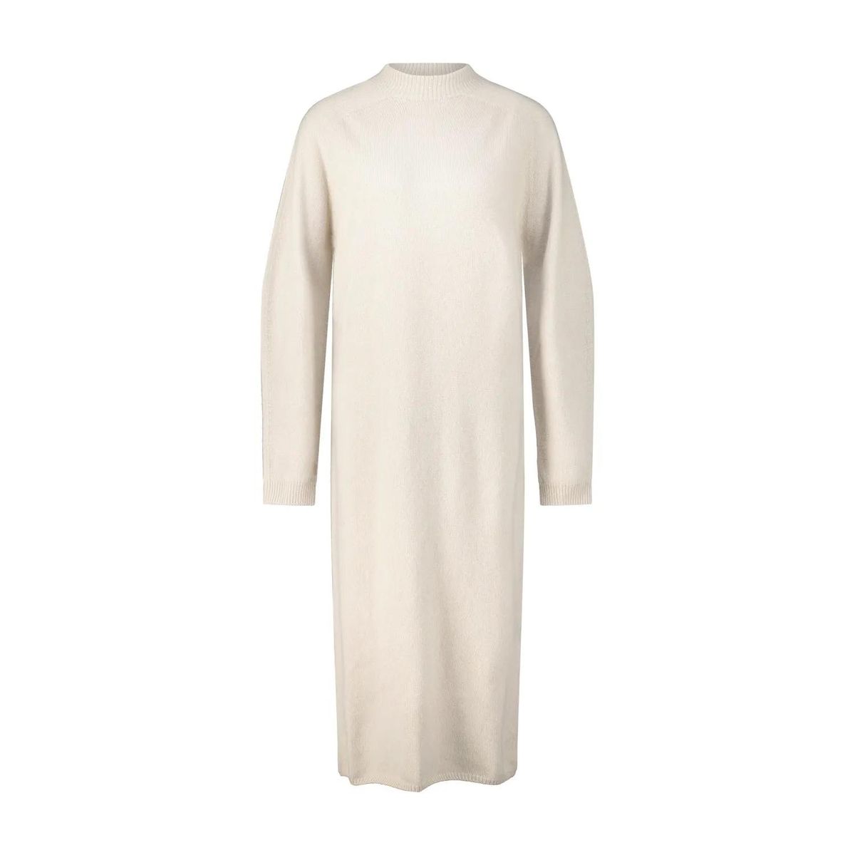 Minimalistisches Wollstrick-Midikleid