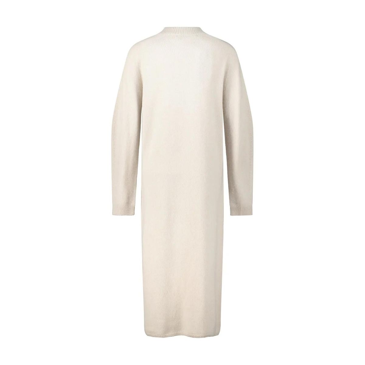 Minimalistisches Wollstrick-Midikleid