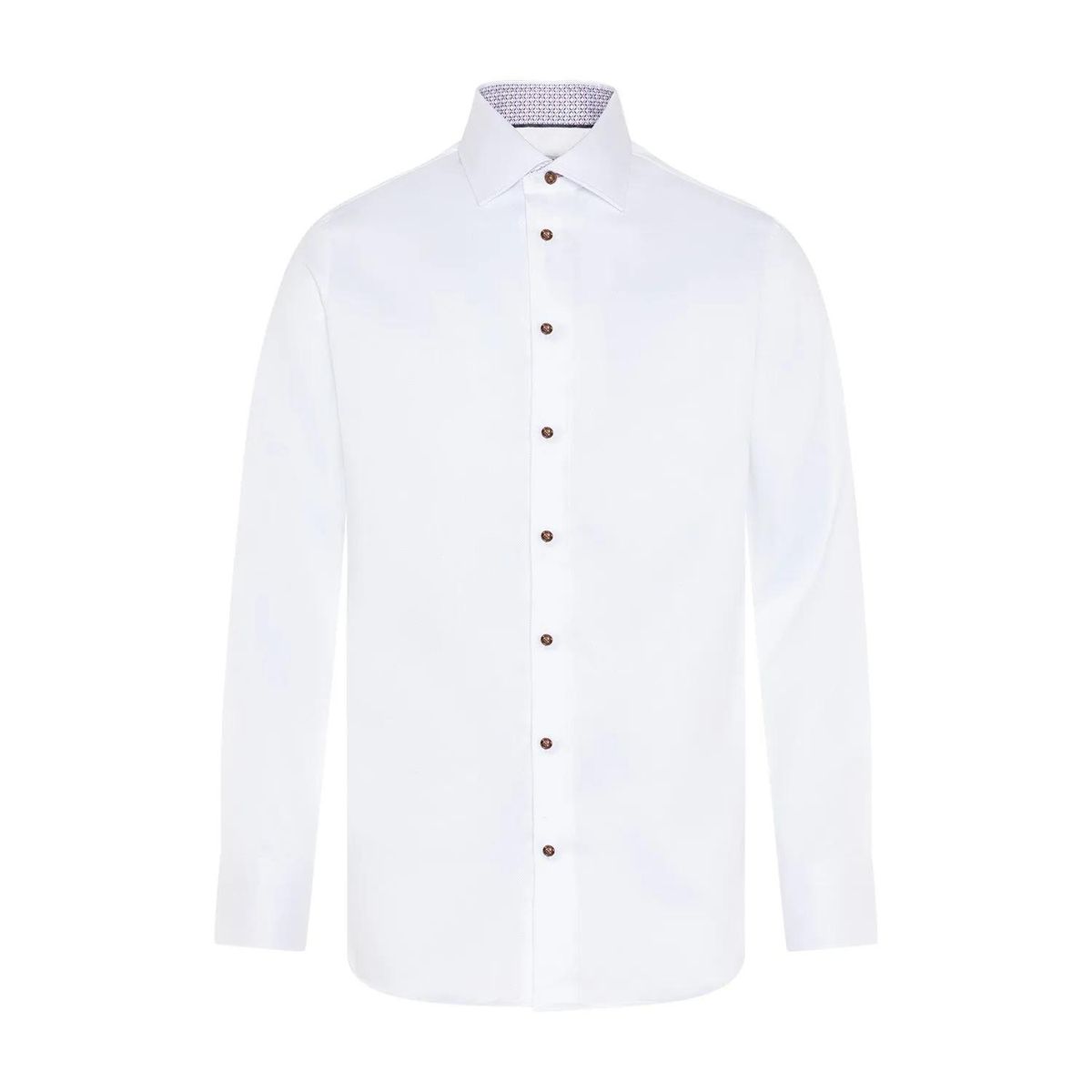 Schmal geschnittenes Baumwollhemd