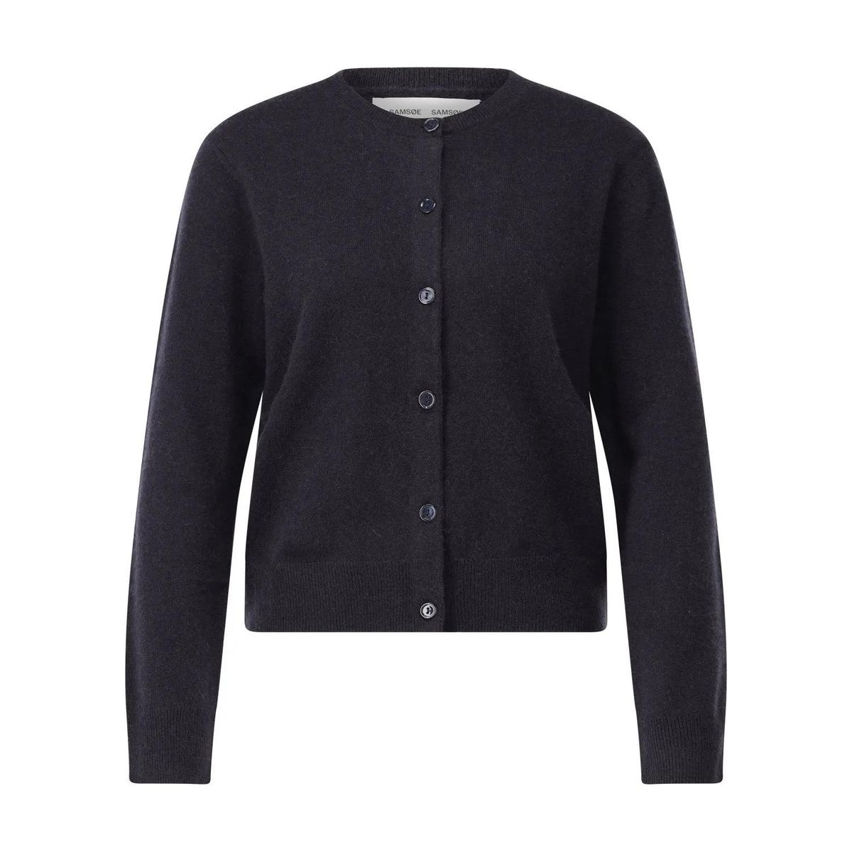 Klassische Kaschmir-Strickjacke