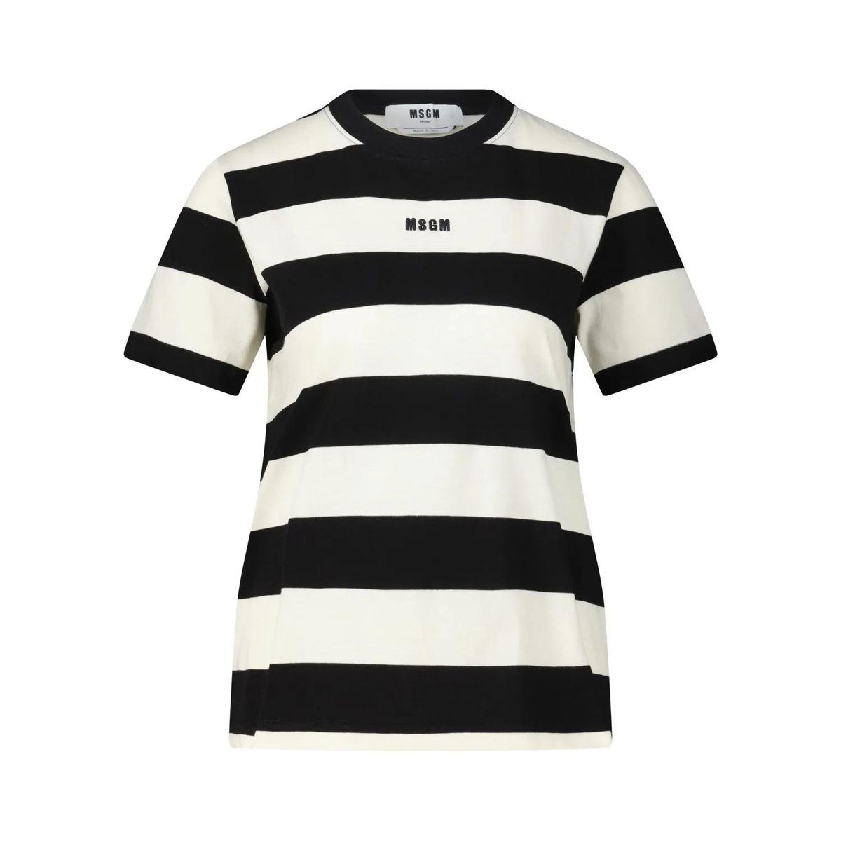 Gestreiftes Logo-T-Shirt