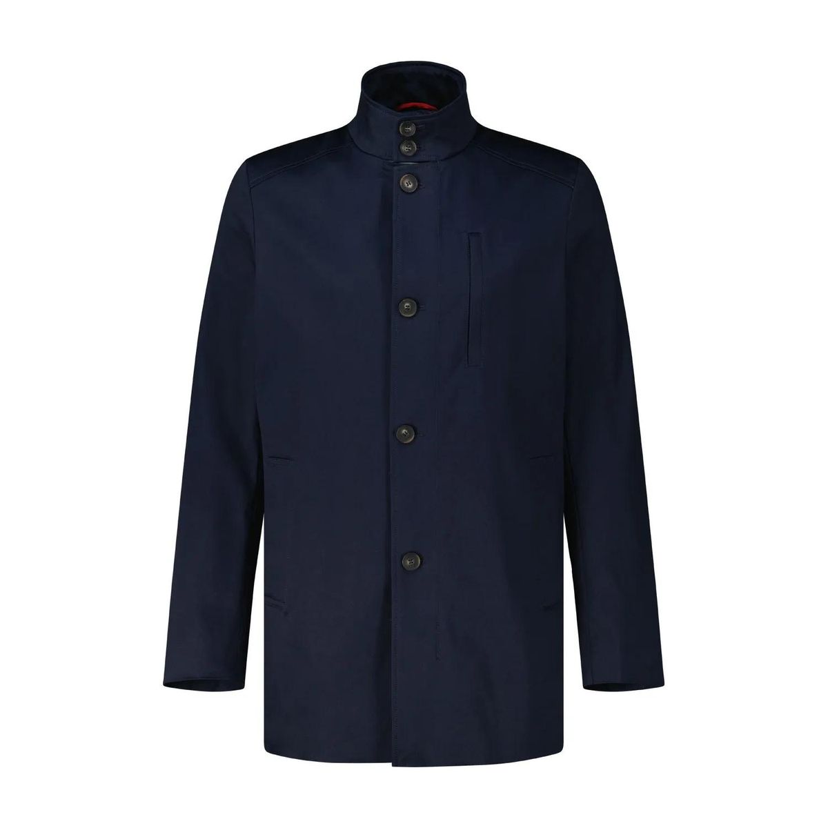 Kurzmantel mit Stehkragen und Knopfleiste