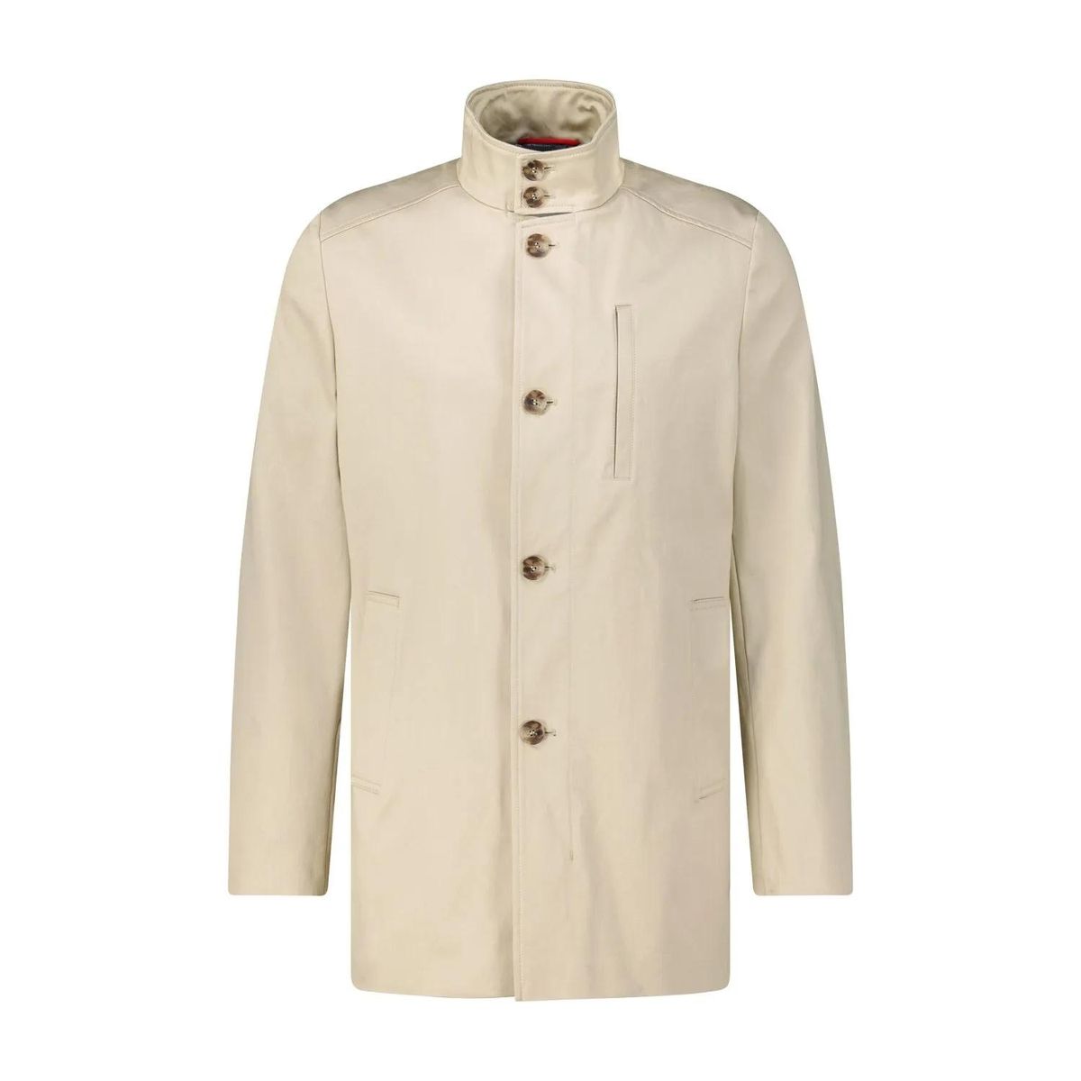 Kurzmantel mit Stehkragen und Knopfleiste