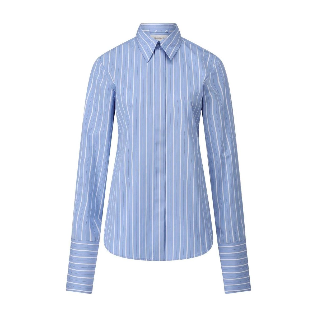 Gestreiftes Baumwoll-Knopfhemd