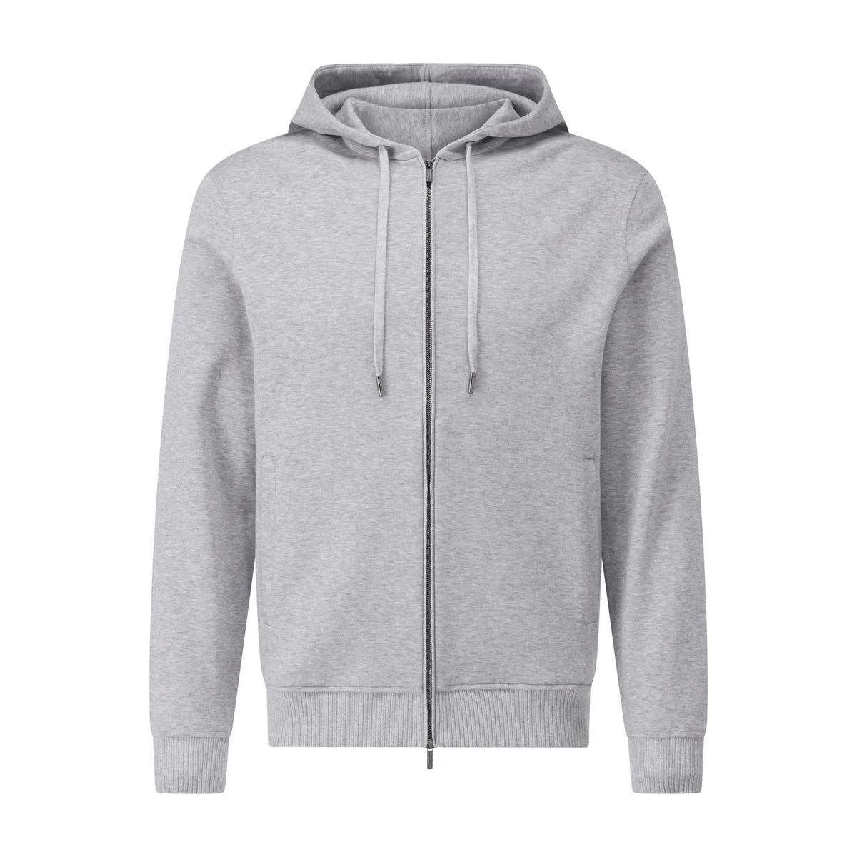 Klassische Kapuzen-Sweatjacke mit Reißverschluss