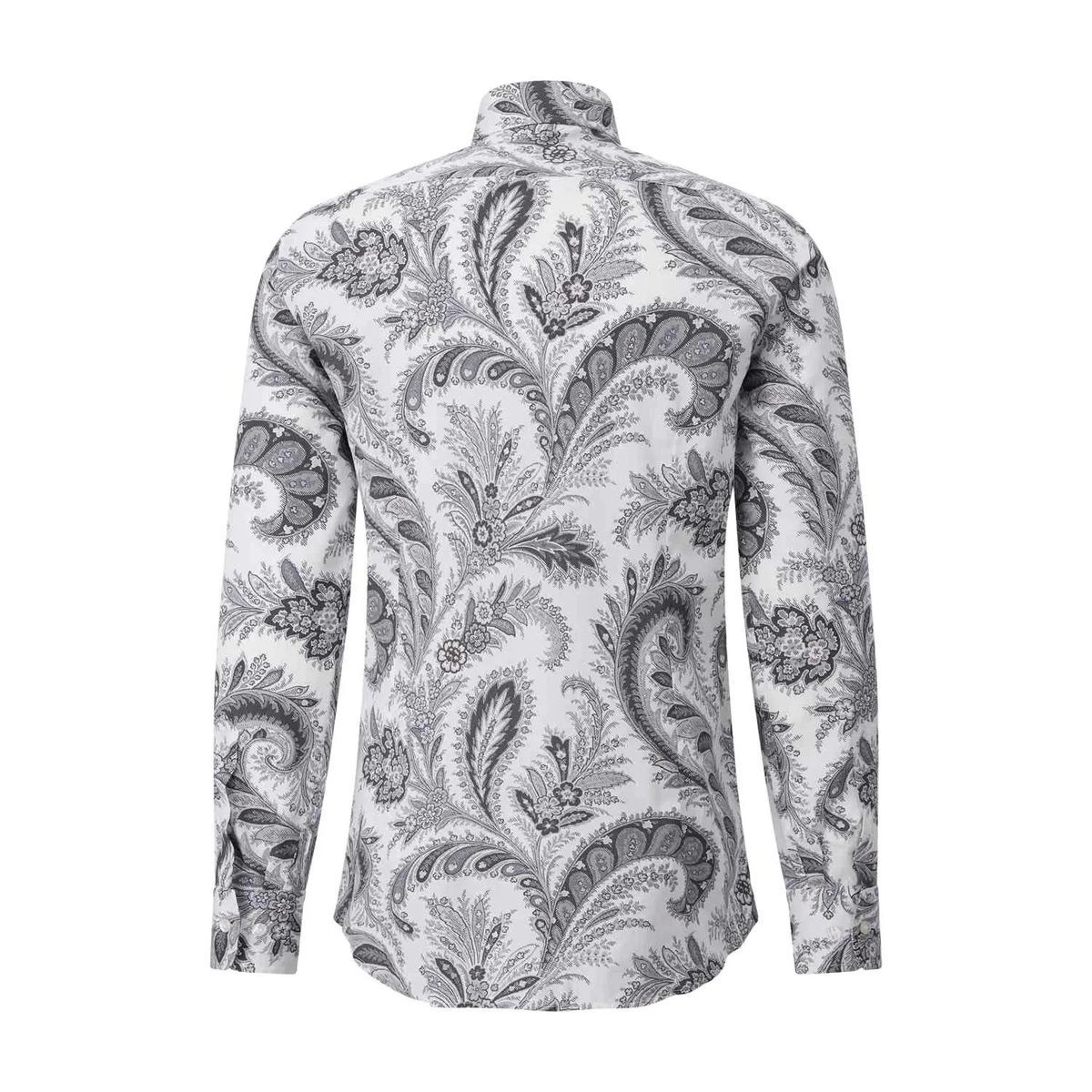 Langarmhemd mit Paisley-Muster