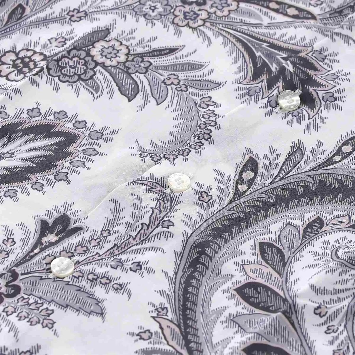 Langarmhemd mit Paisley-Muster