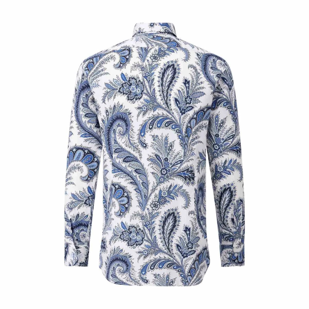 Langarmhemd mit Paisley-Muster