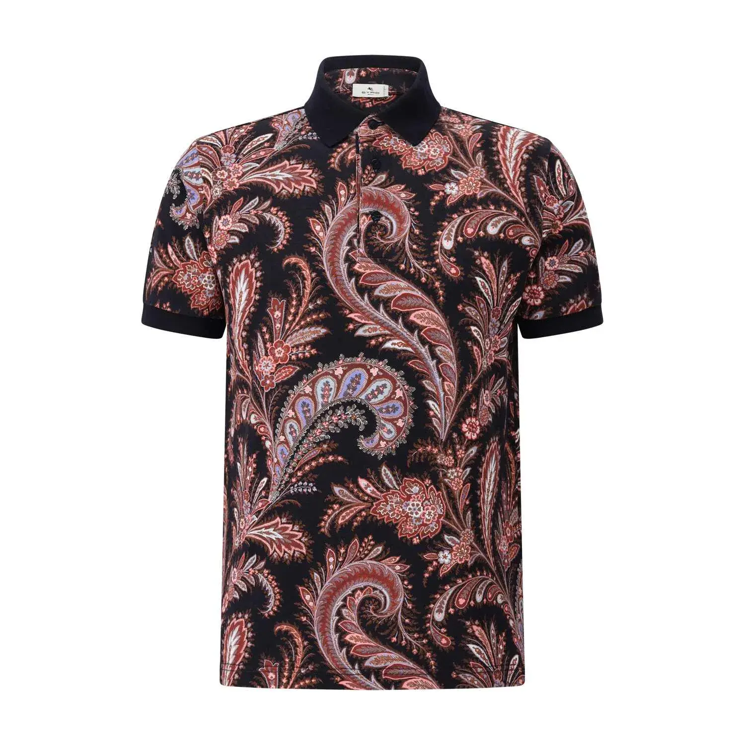 Etro - Poloshirt mit Paisley-Muster - Größe 3XL - schwarz