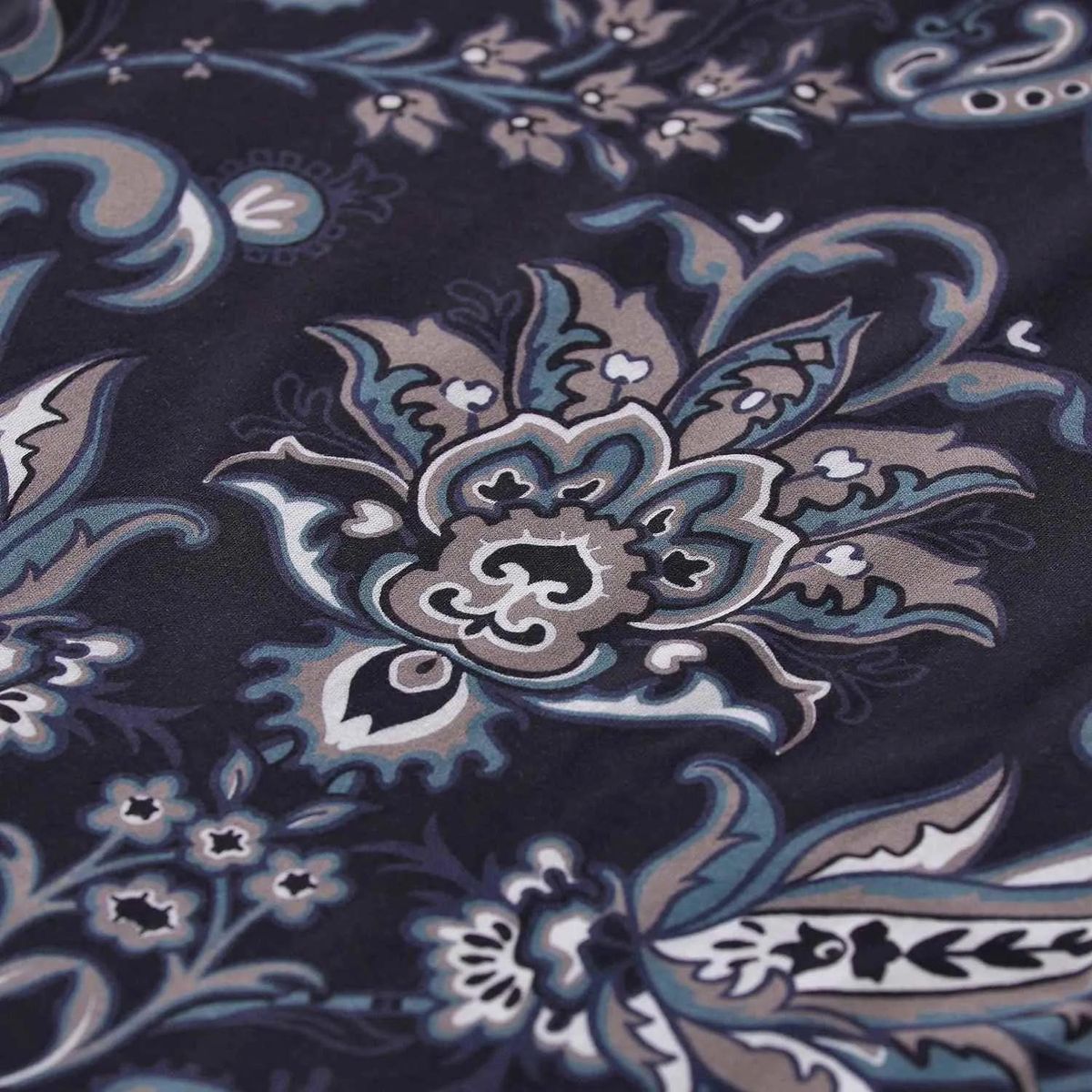 T-Shirt aus Baumwolle mit Paisley-Print