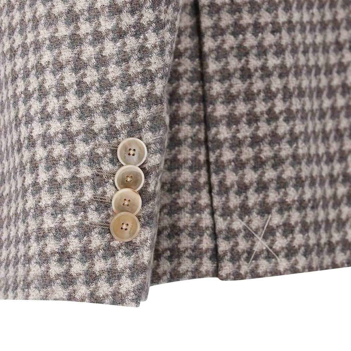 Klassischer Hahnentritt Wollmischung Blazer