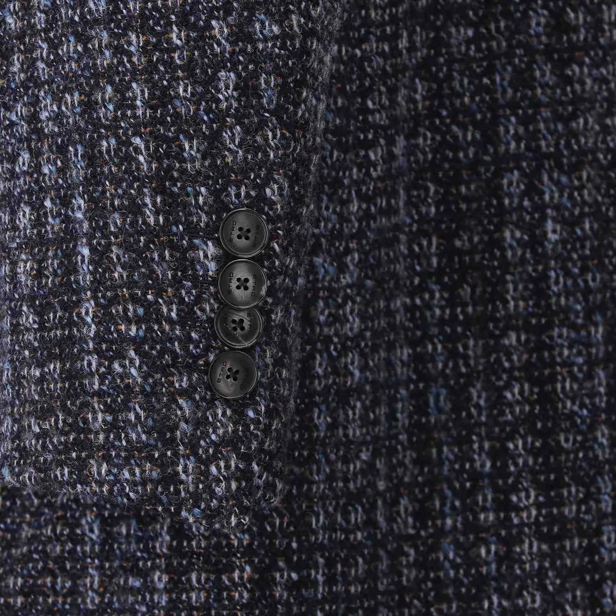 Herren Wollmantel mit Blumenfutter