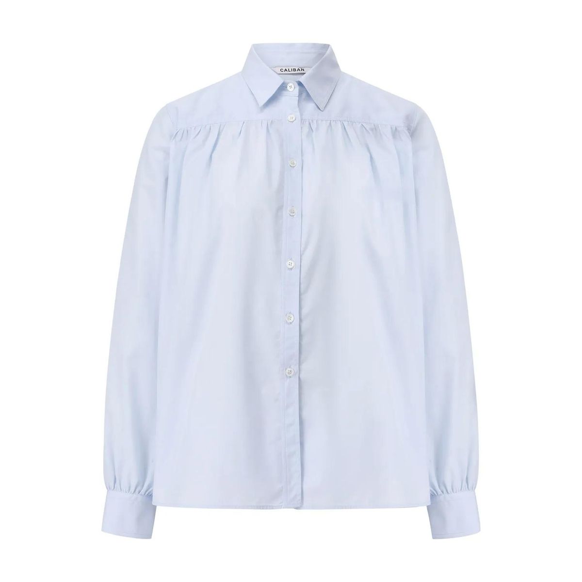 Elegante Baumwollbluse mit Raffung