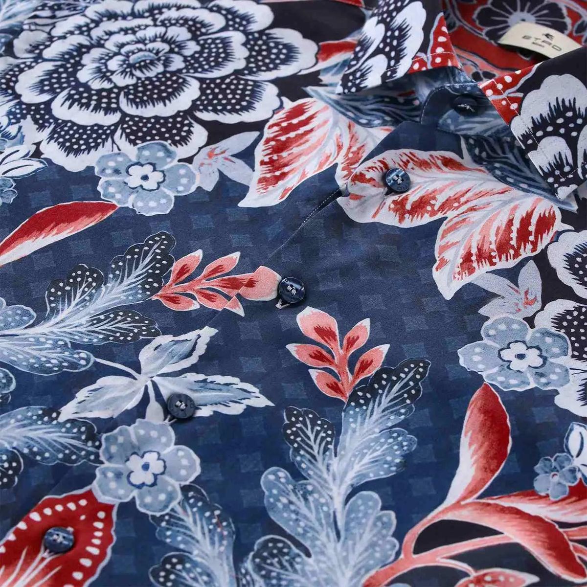 Langärmliges Hemd mit Blumendruck