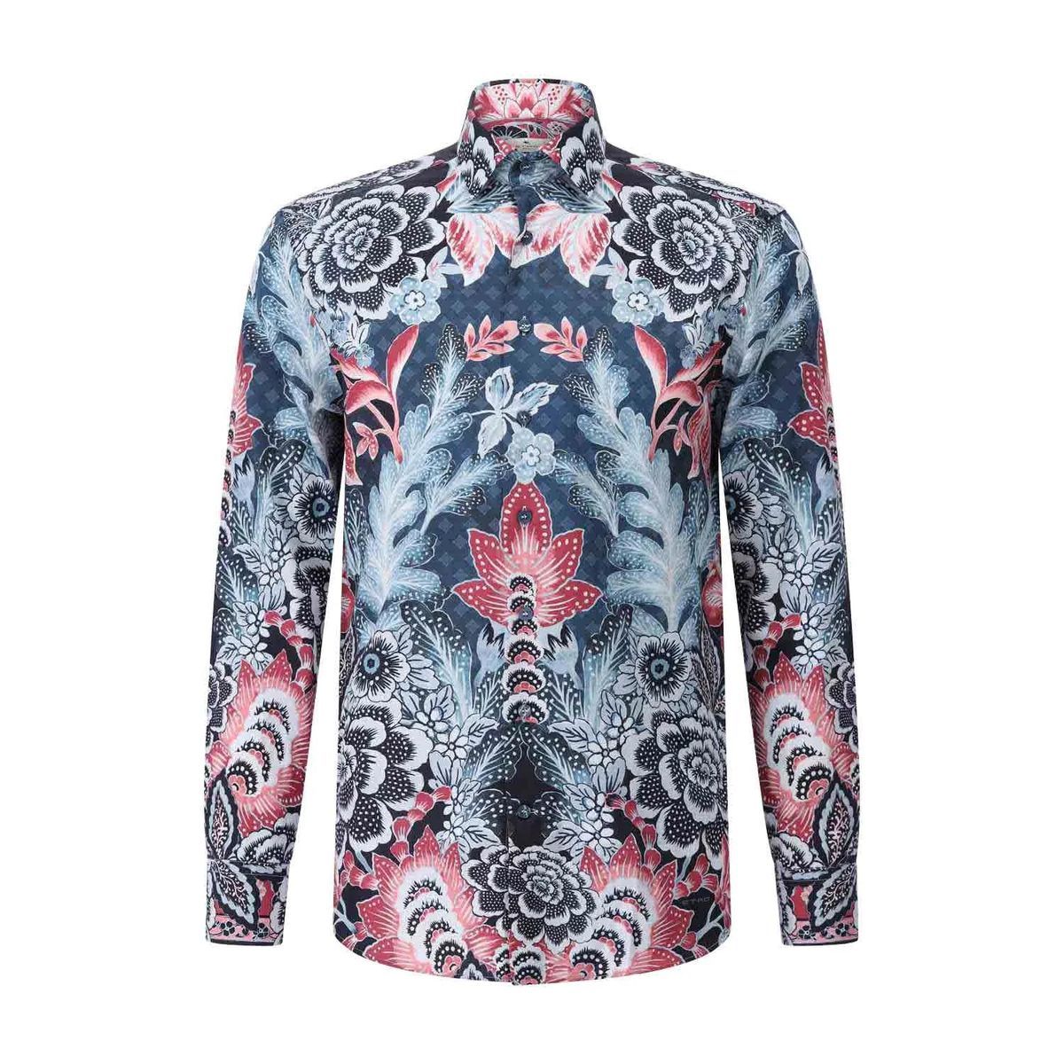 Langärmliges Hemd mit Blumendruck