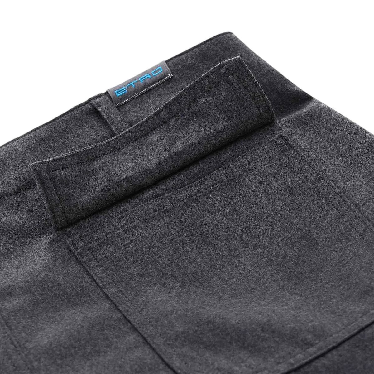 Relaxte Woll-Cargohose