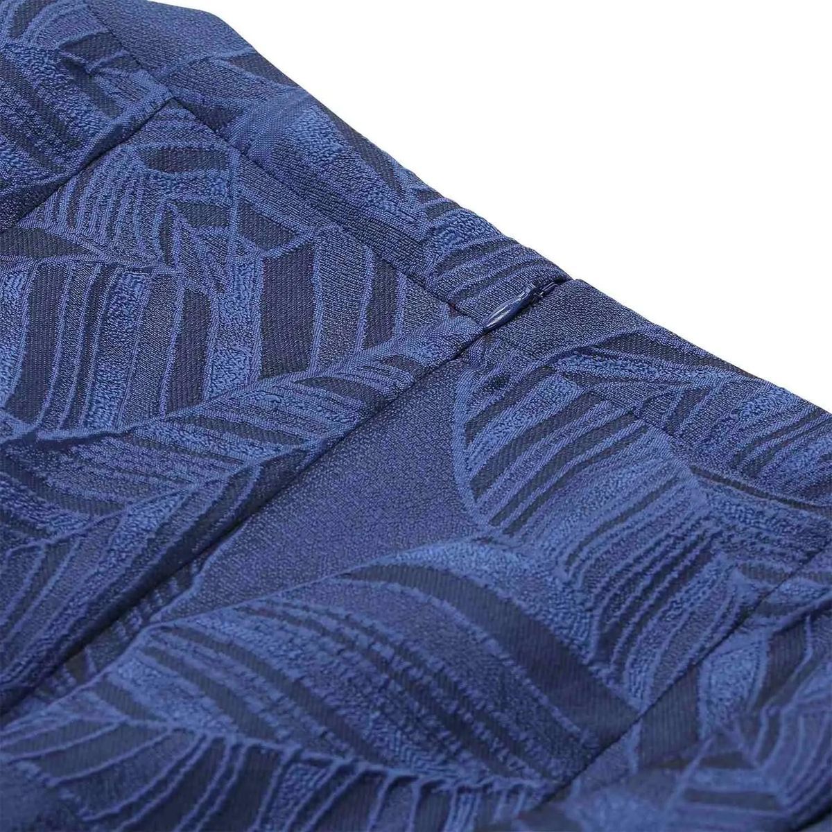 Elegantes Abendkleid mit Blatt-Jacquardmuster