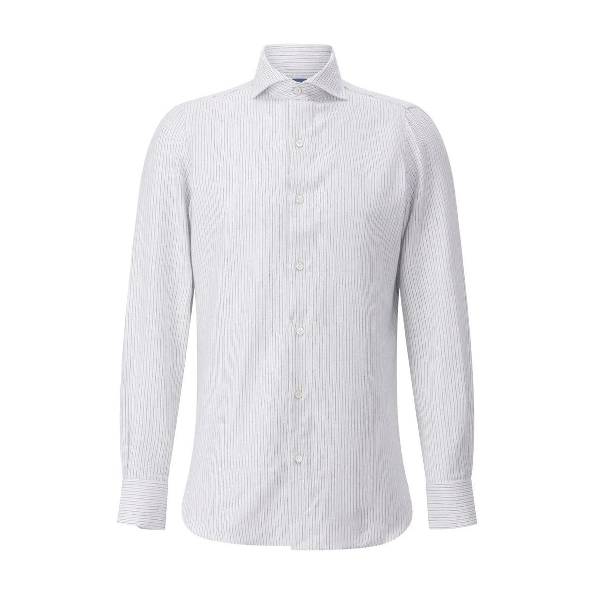 Gestreiftes Langarm-Freizeithemd