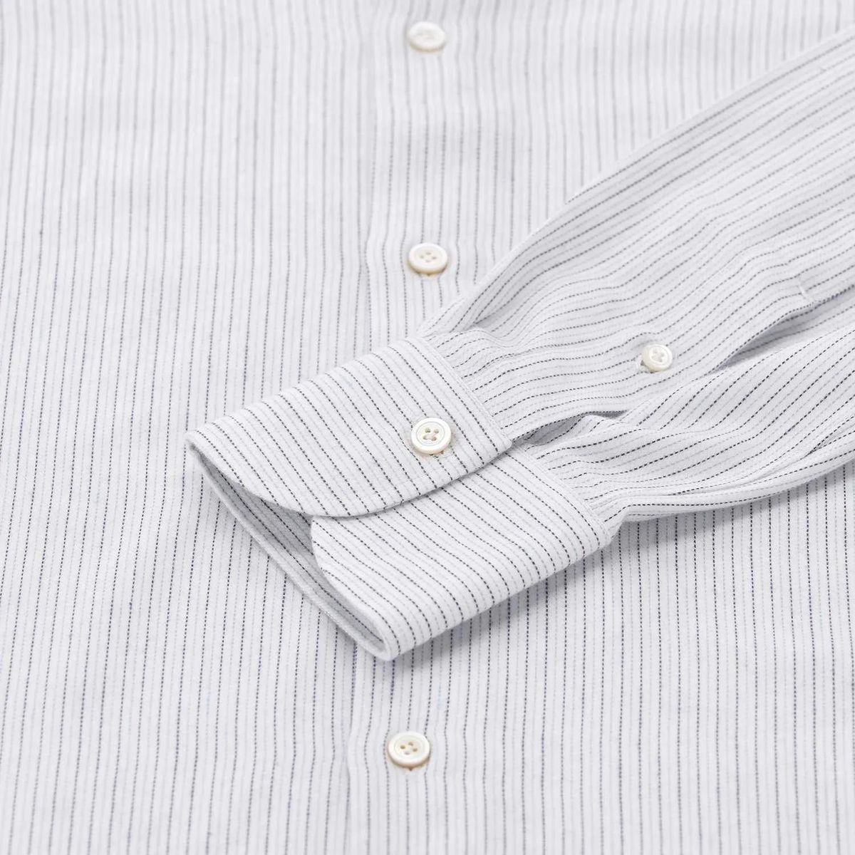 Gestreiftes Langarm-Freizeithemd