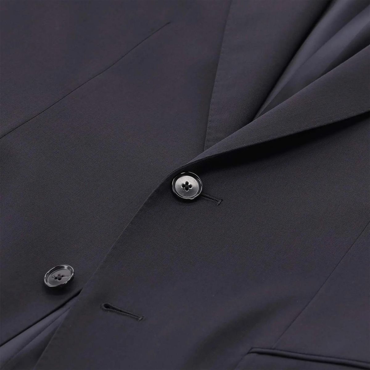 Zweiteiliger Slim-Fit Wollanzug