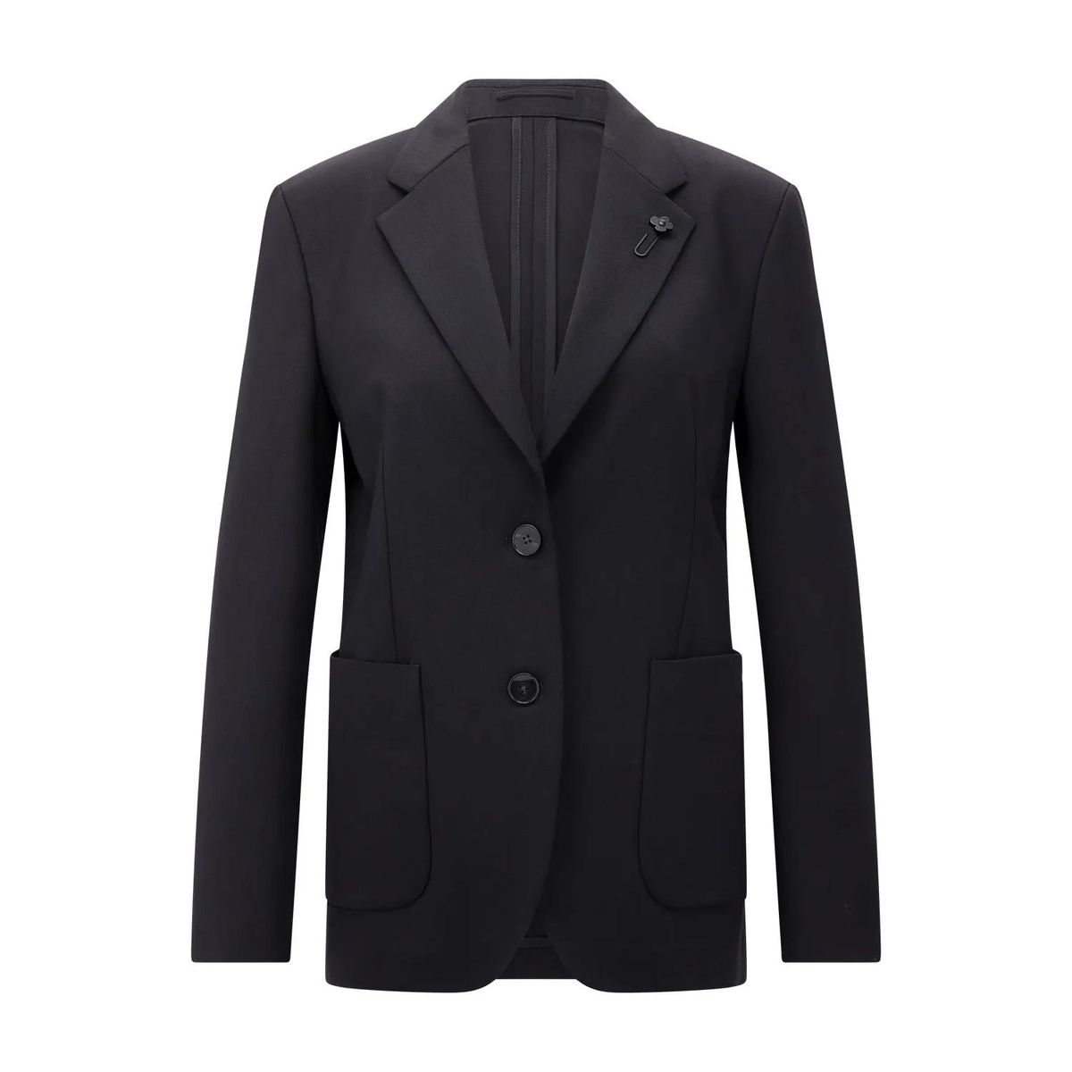 Klassischer Slim-Fit Blazer aus Wollmischung