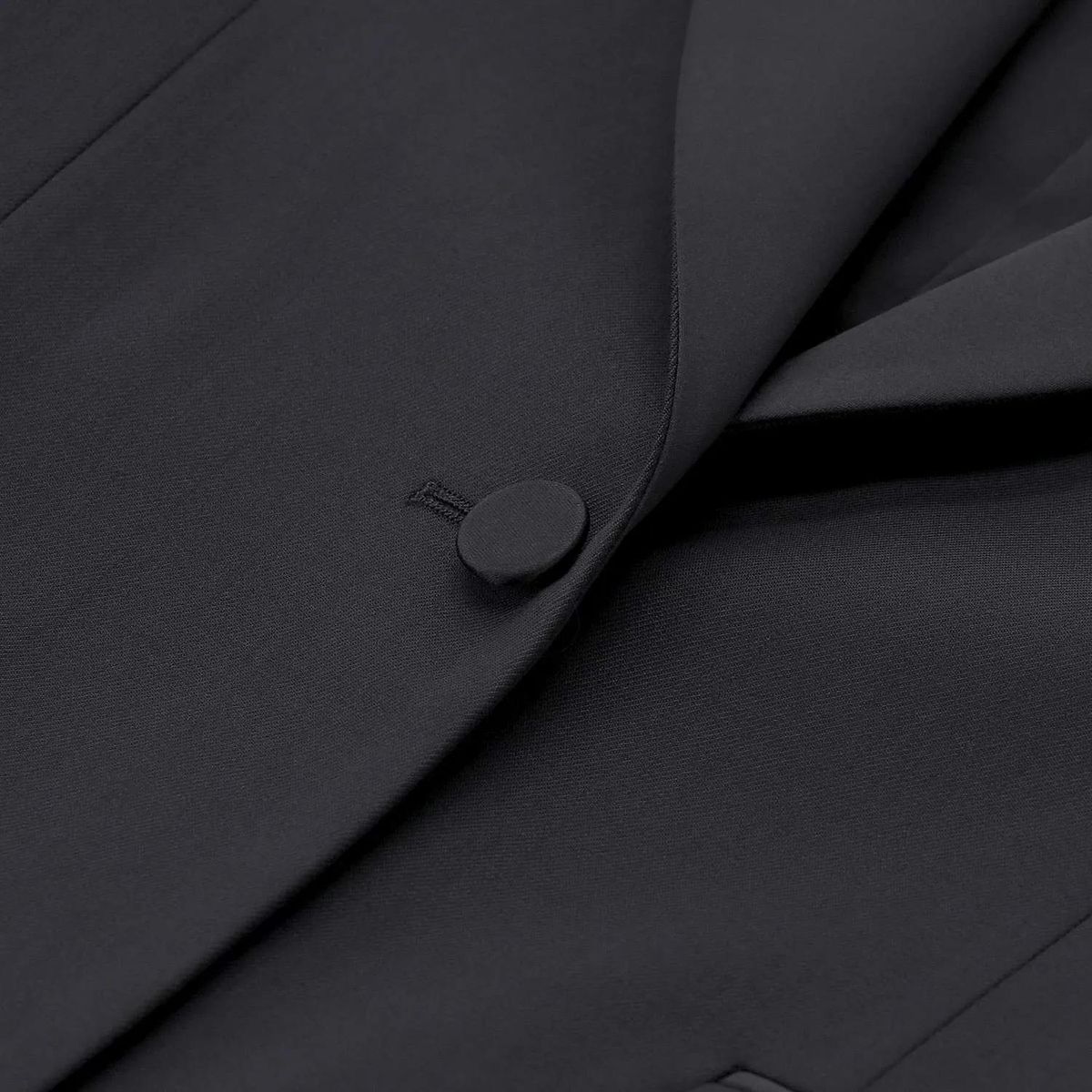 Eleganter Klassisch Geschnittener Blazer Wollmischung