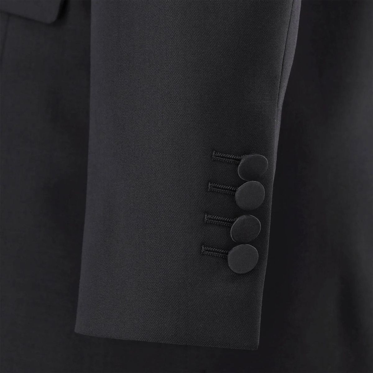 Eleganter Klassisch Geschnittener Blazer Wollmischung