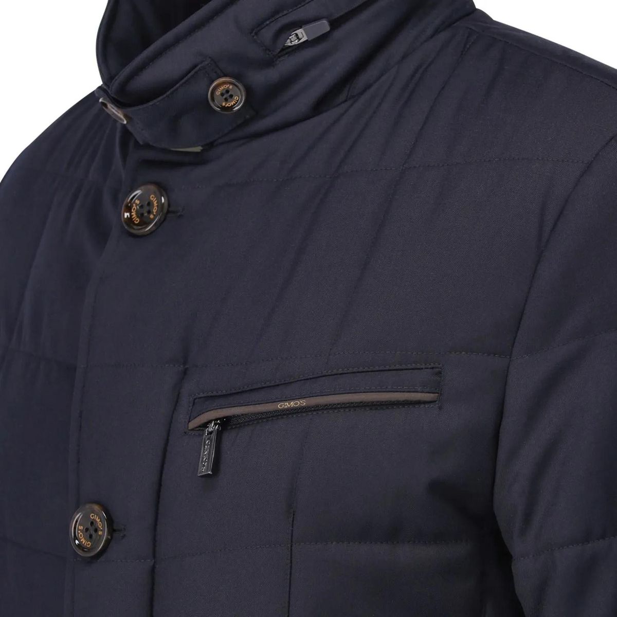 Gesteppte Jacke mit verdeckter Kapuze
