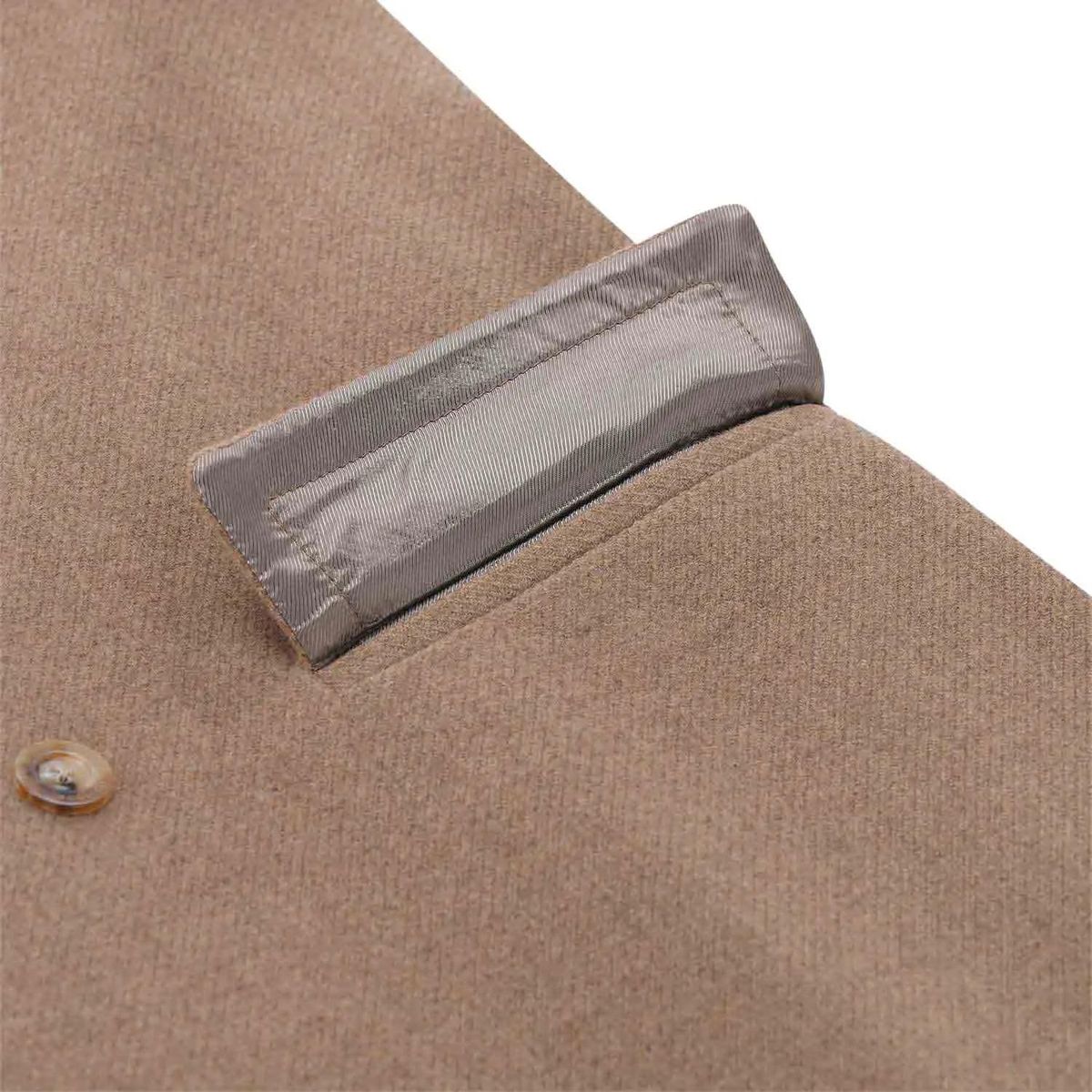 Woll-Kaschmir-Mix Doppelreiher Mantel