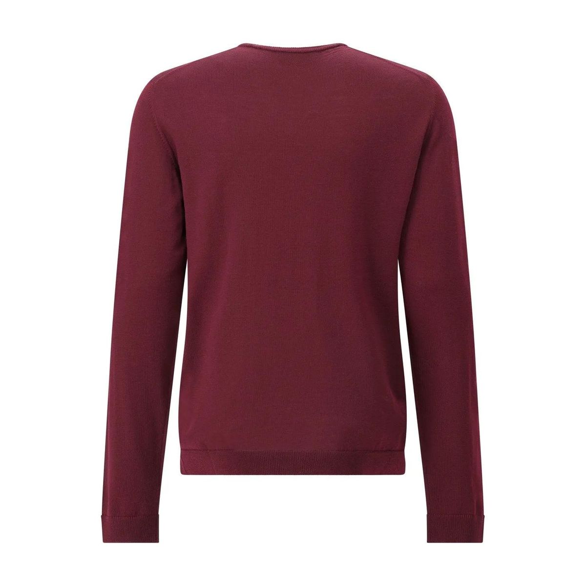 Feiner Strickpullover mit V-Ausschnitt