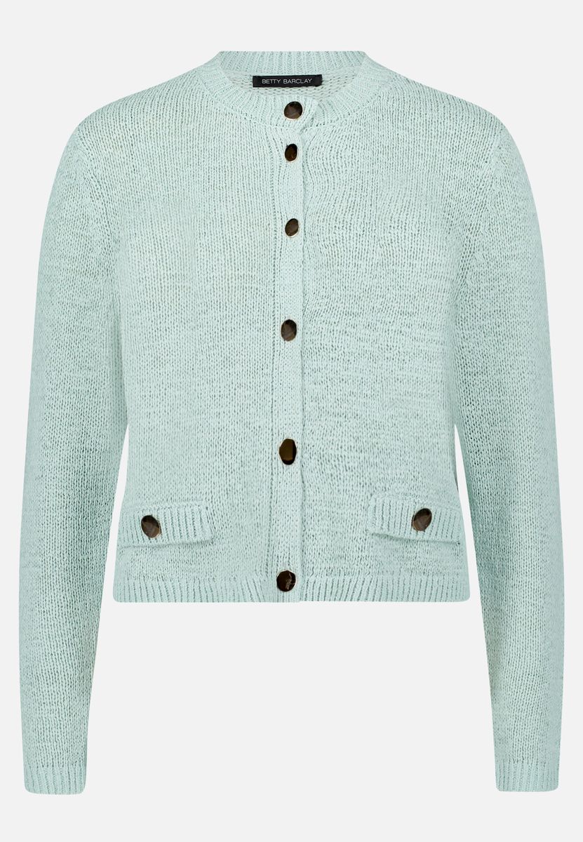 Klassische Strickjacke mit Taschen