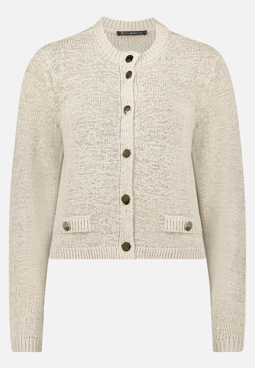 Klassische Strickjacke mit Taschen