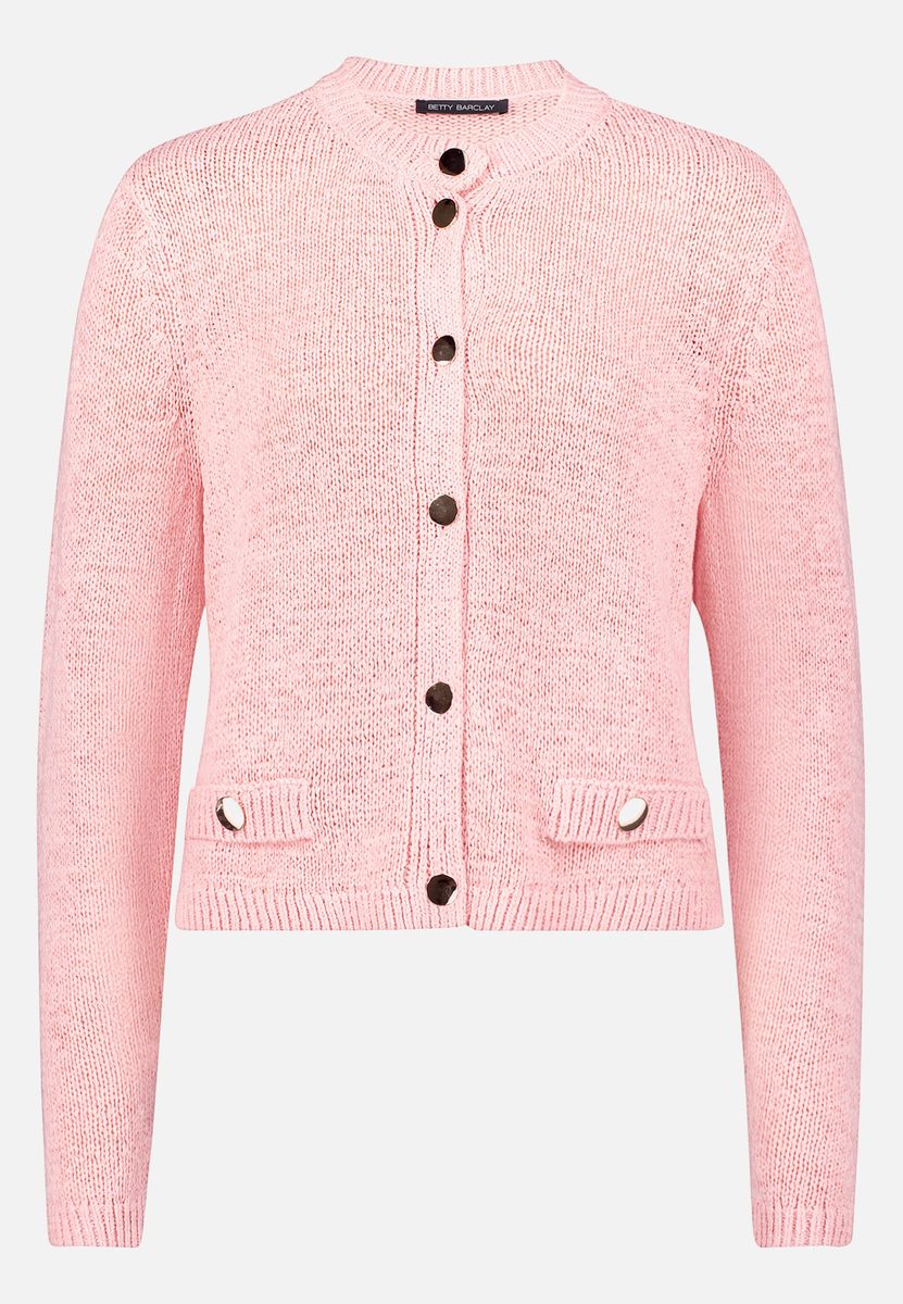 Klassische Strickjacke mit Taschen