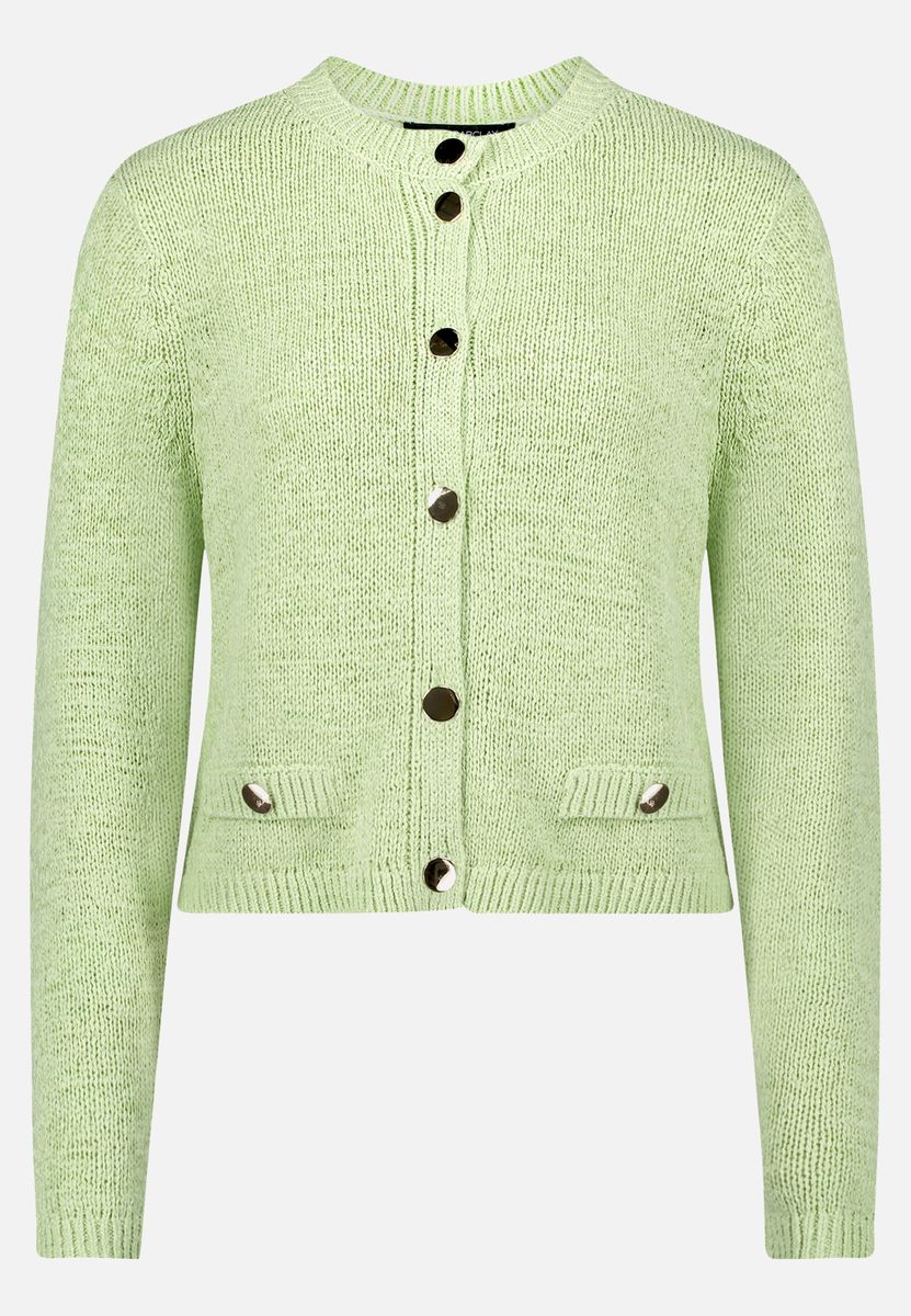 Klassische Strickjacke mit Taschen