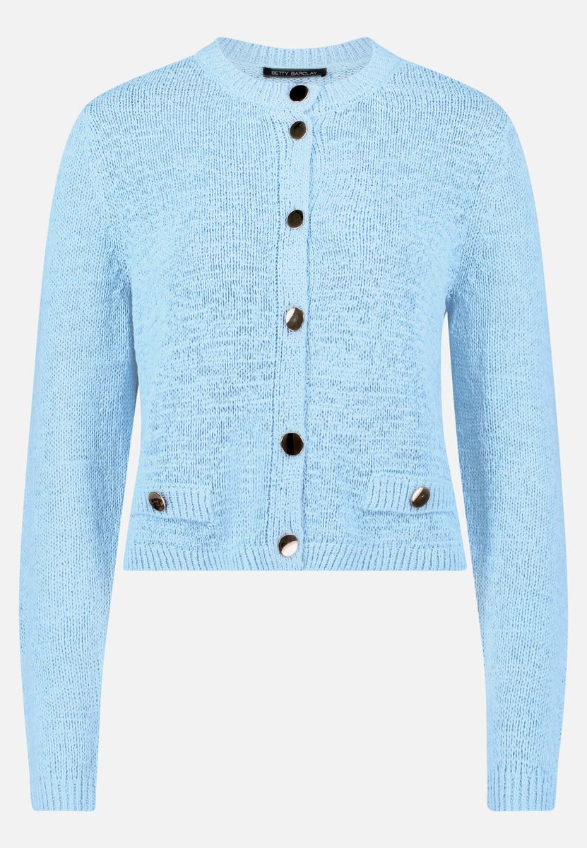 Klassische Strickjacke mit Taschen