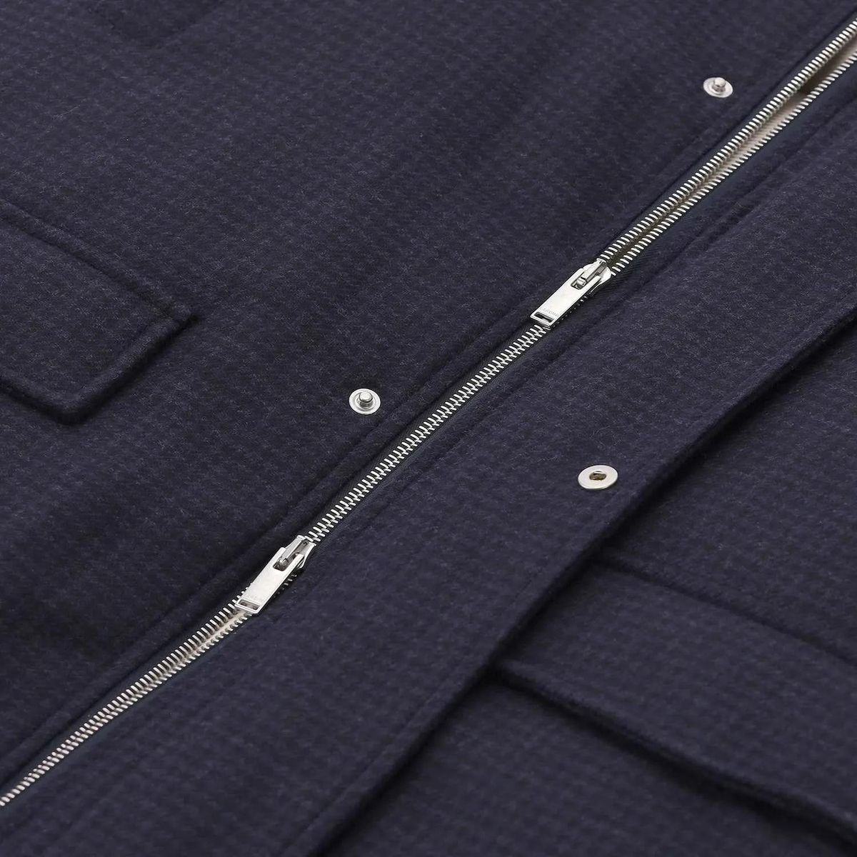 Daunenparka aus Wolle und Kaschmir