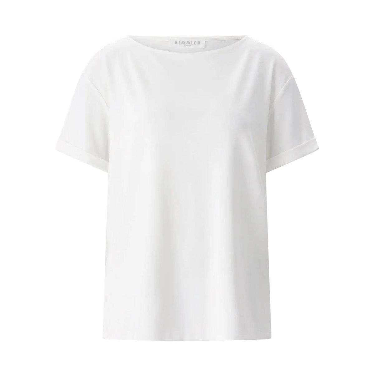 T-Shirt aus Viskose-Crêpe mit lockerer Passform