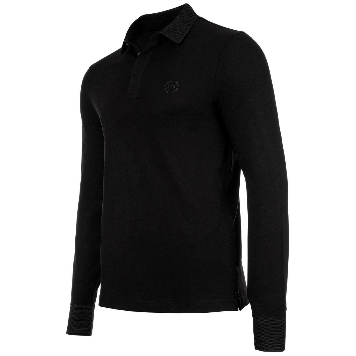 Herren Langarm Piqué Poloshirt