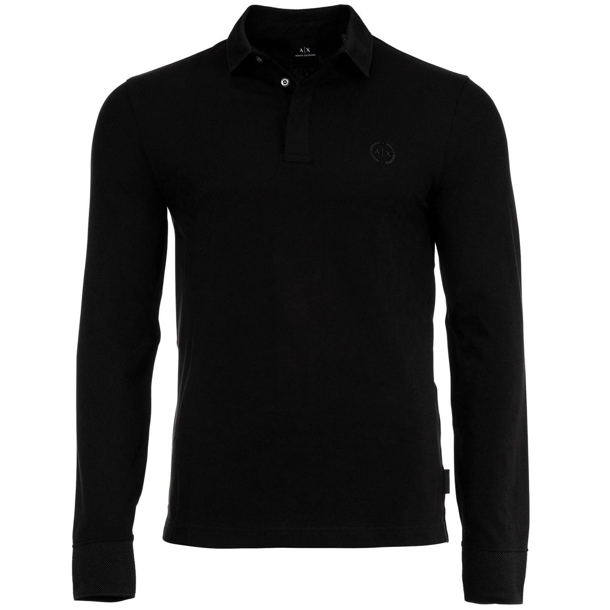 Herren Langarm Piqué Poloshirt