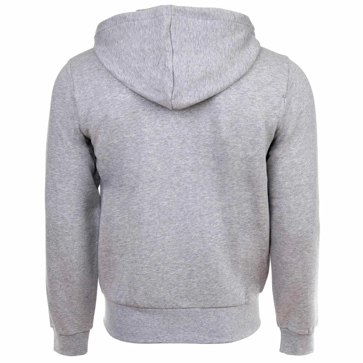 Kapuzen-Fleecejacke mit Reißverschluss und Logo