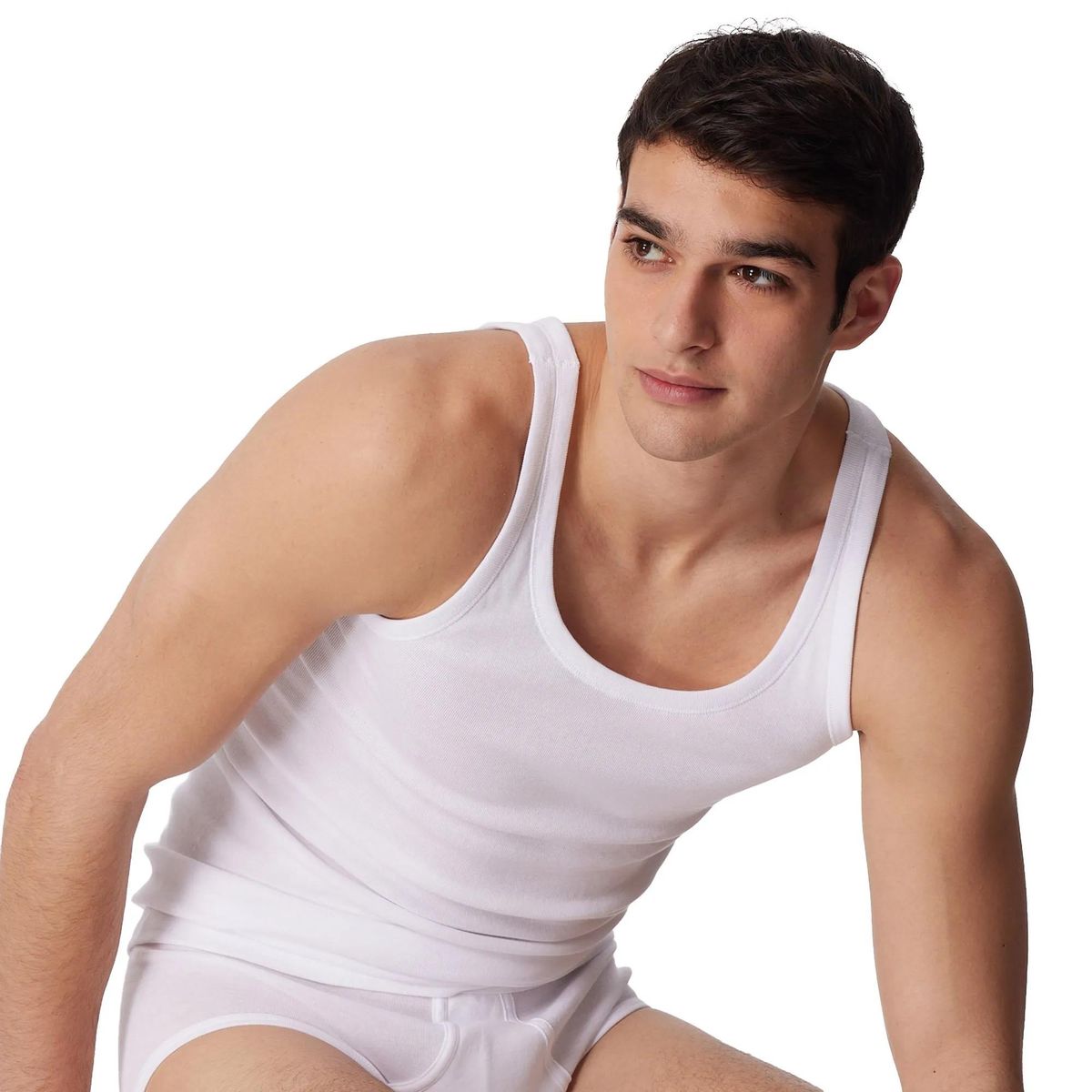 Klassisches geripptes Baumwoll-Tanktop