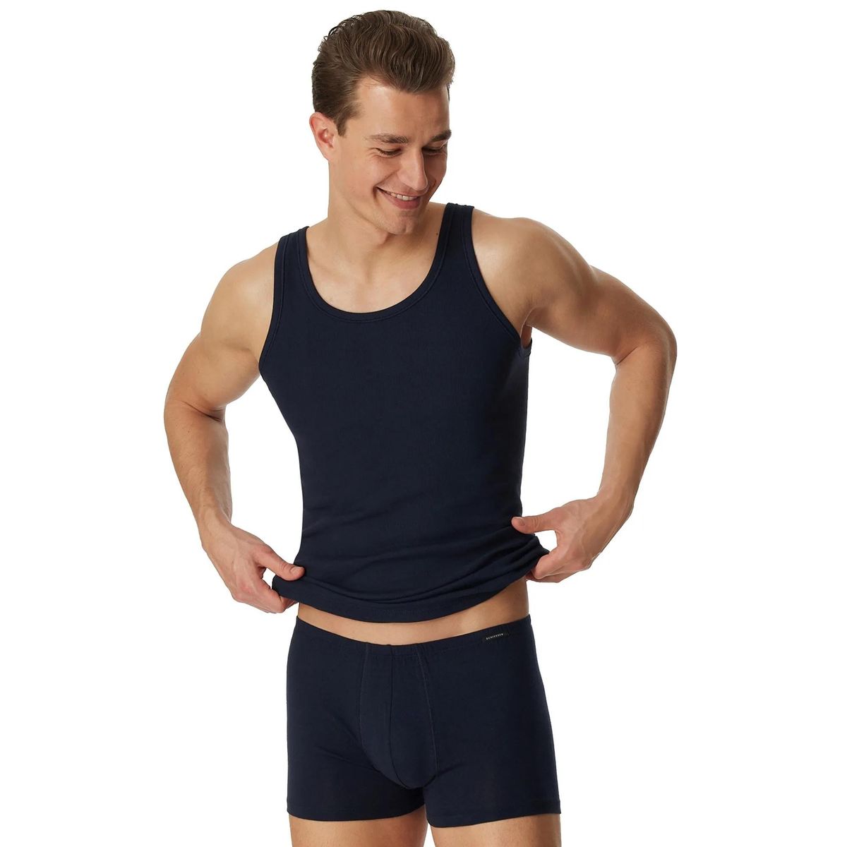 Klassisches geripptes Baumwoll-Tanktop