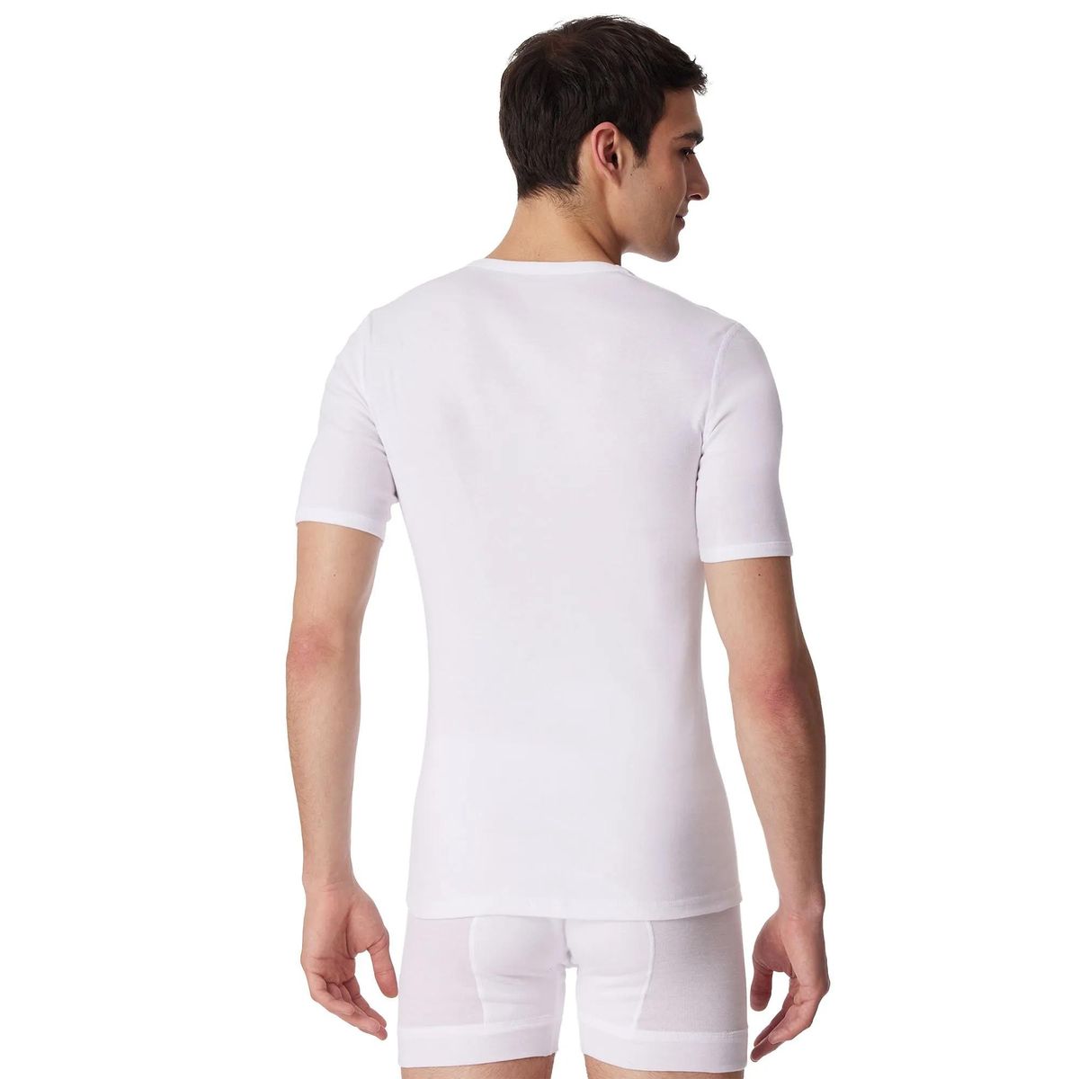 Klassisches Feinripp-Unterhemd aus Baumwolle