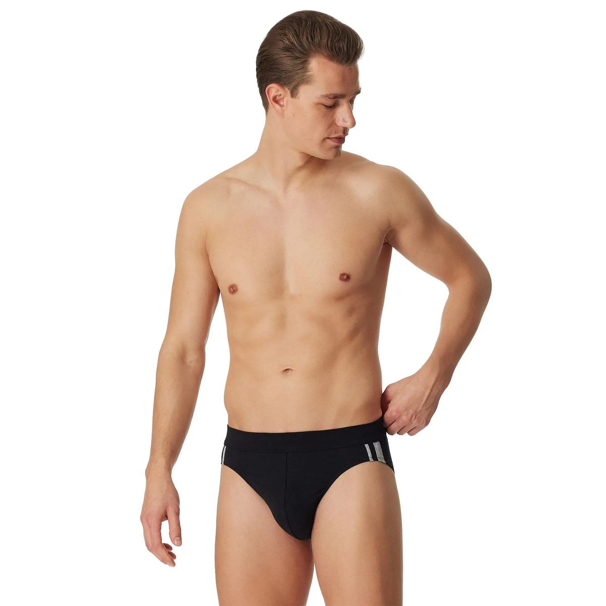 Herren Baumwoll Slips 3er-Pack