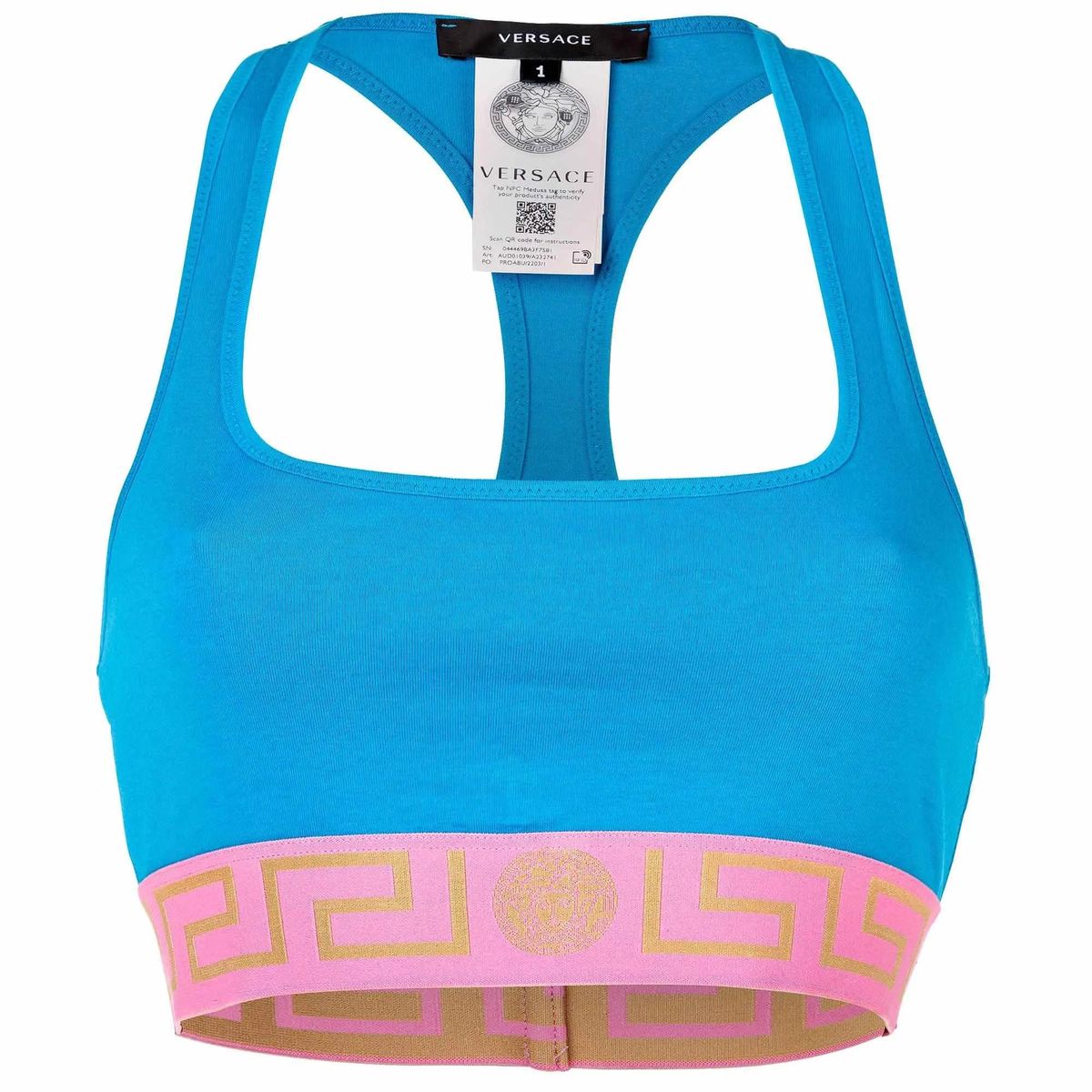 Versace Greca Border Sport Bustier