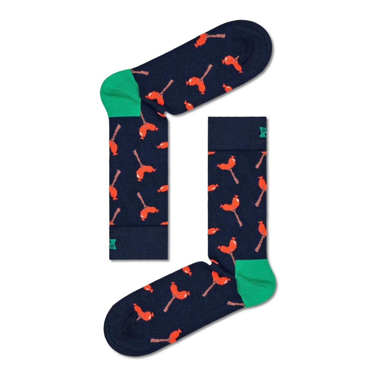 Buntes Socken-Set mit Streifenmuster