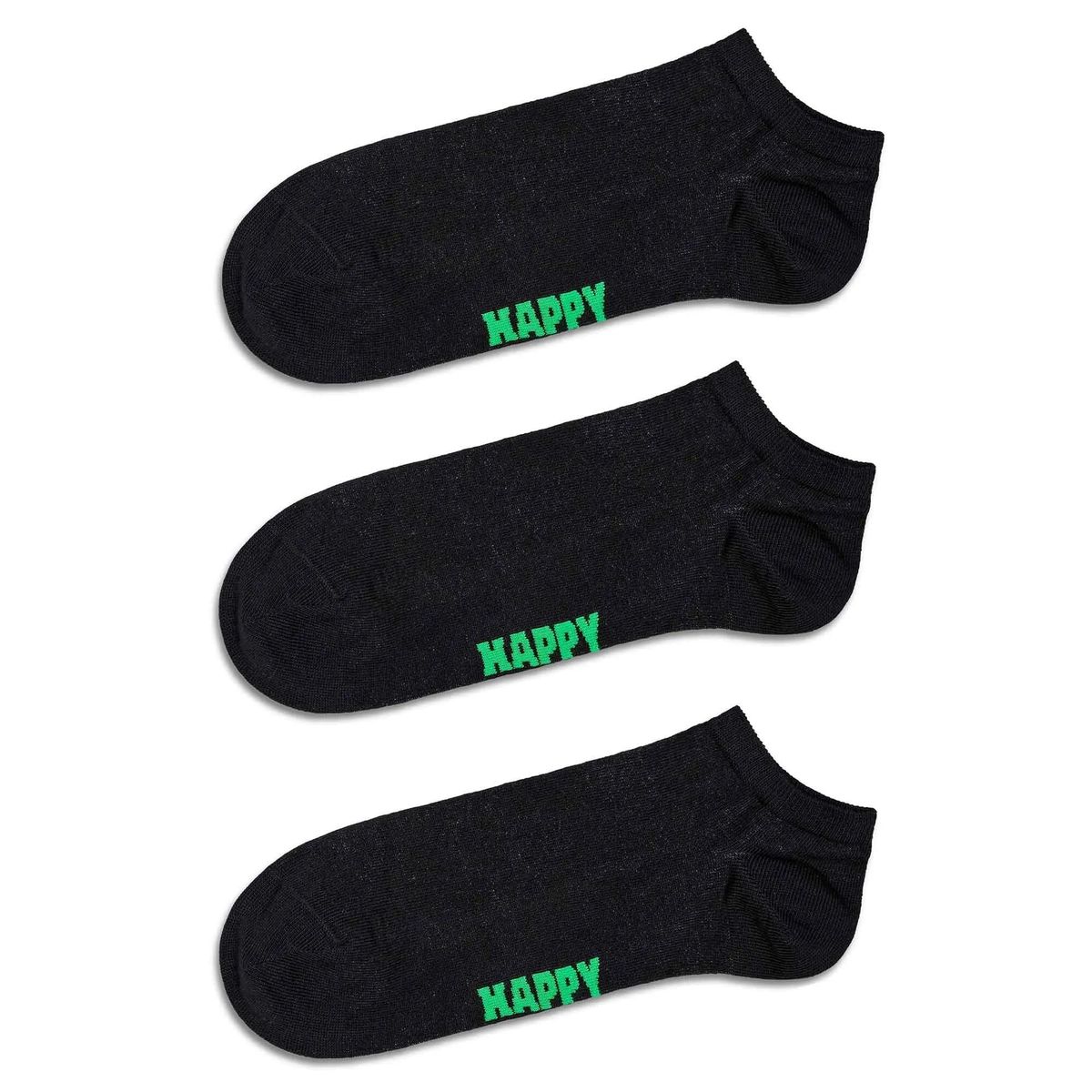 Klassisches schwarzes Knöchelsocken-Set