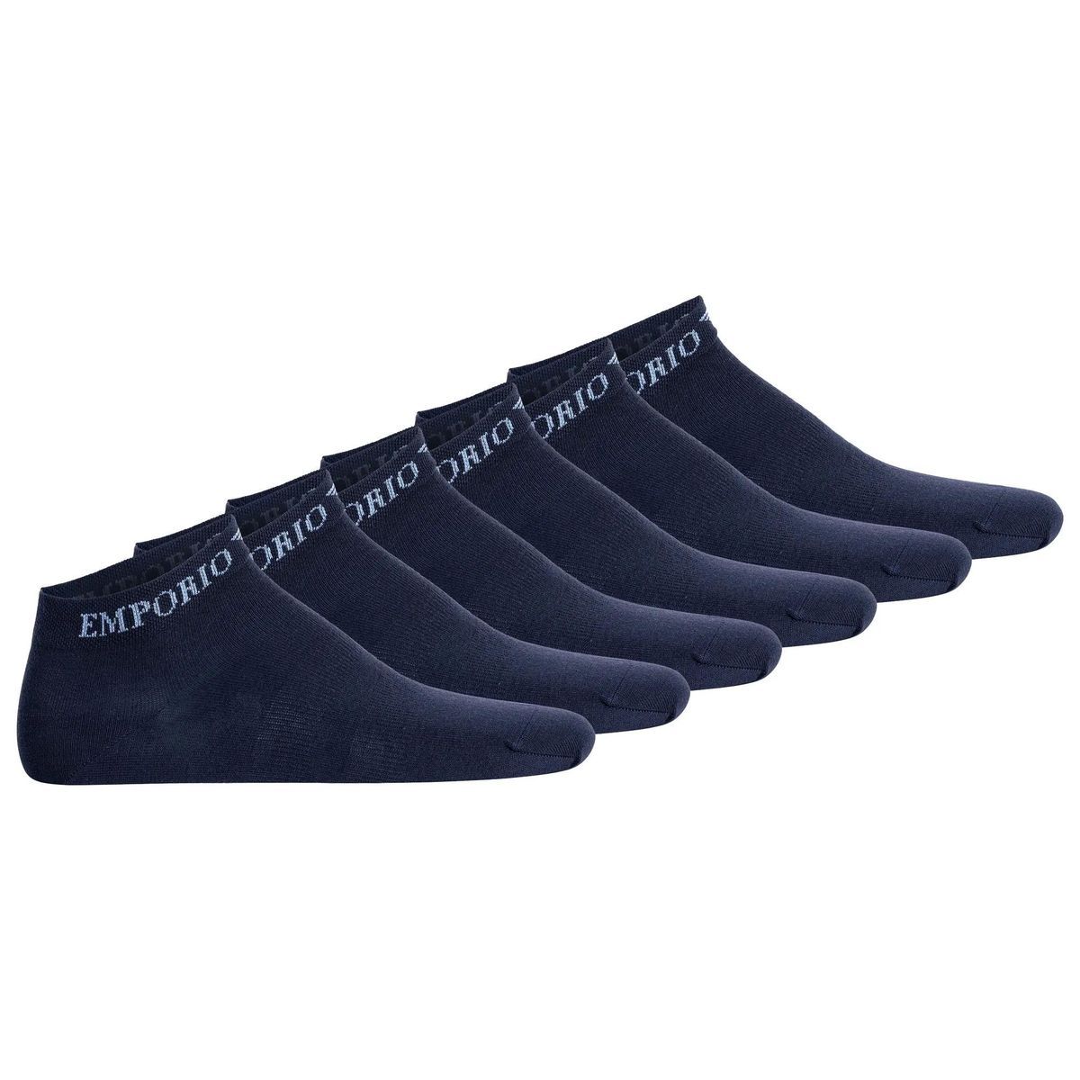 Herren Logo-Band Knöchelsocken Sechserpack