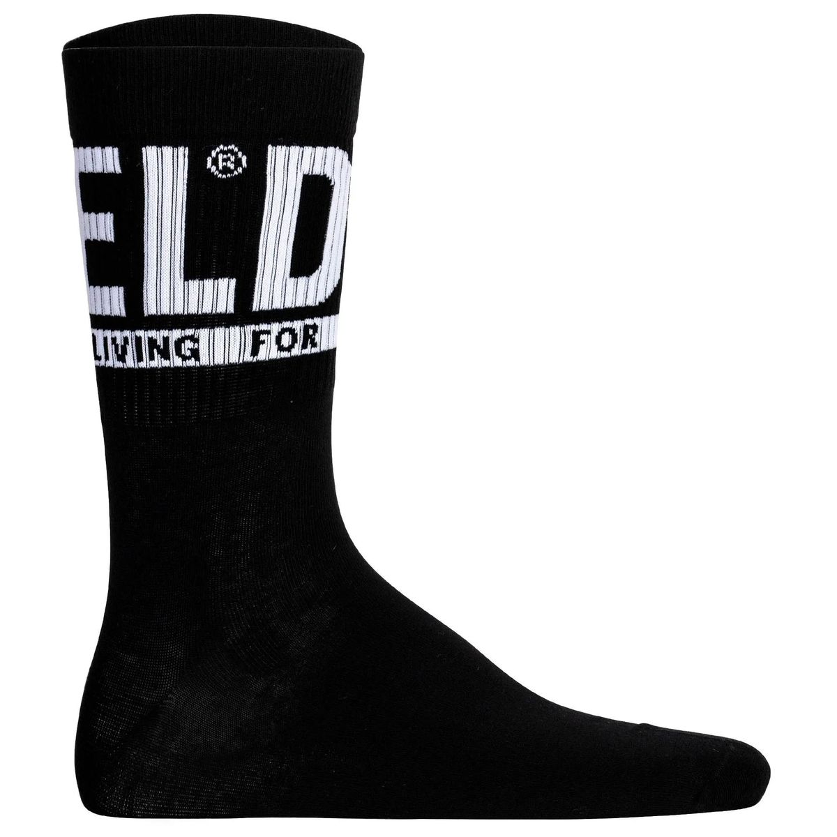 Logo-Detail Crew Socken